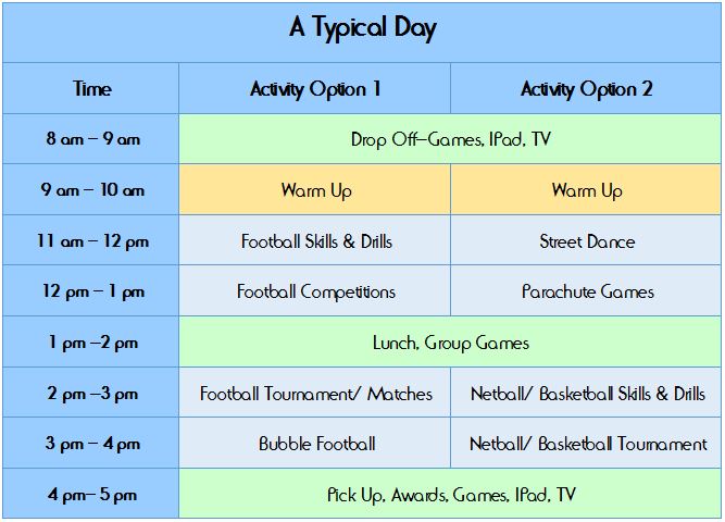 Picture of Easter Timetable